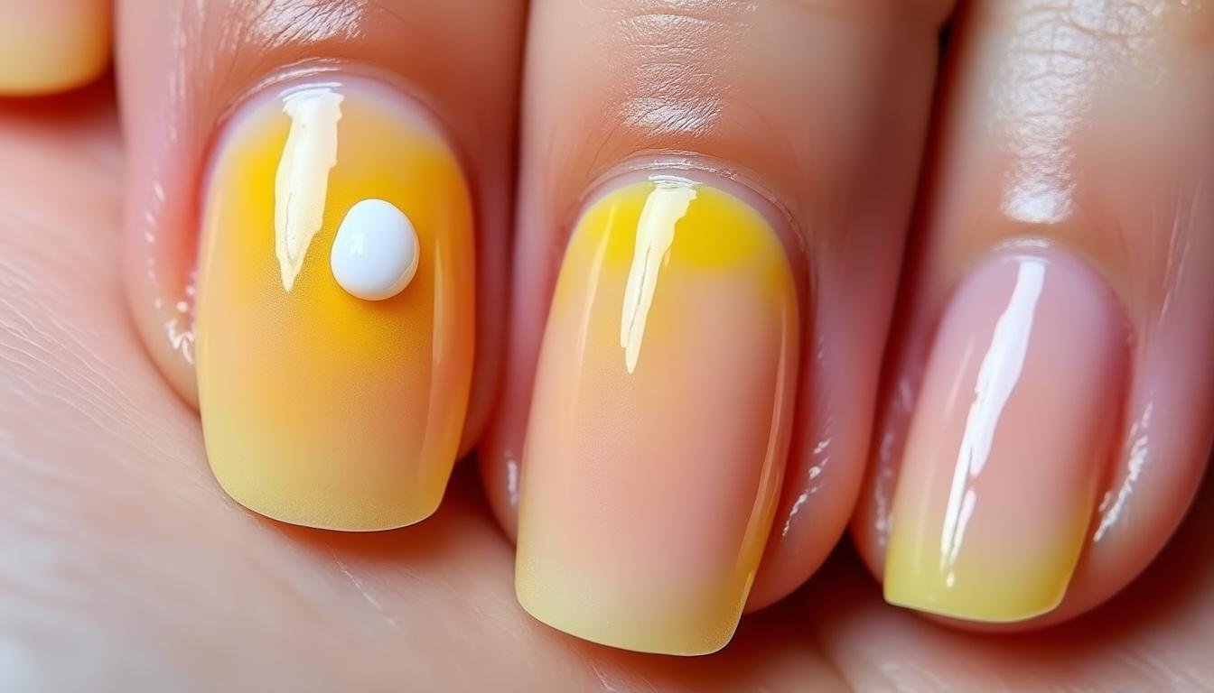 ongles jaunis : causes (mycoses, tabac, carences) et solutions naturelles. astuces et remèdes maison pour éclaircir, renforcer et retrouver des ongles sains.