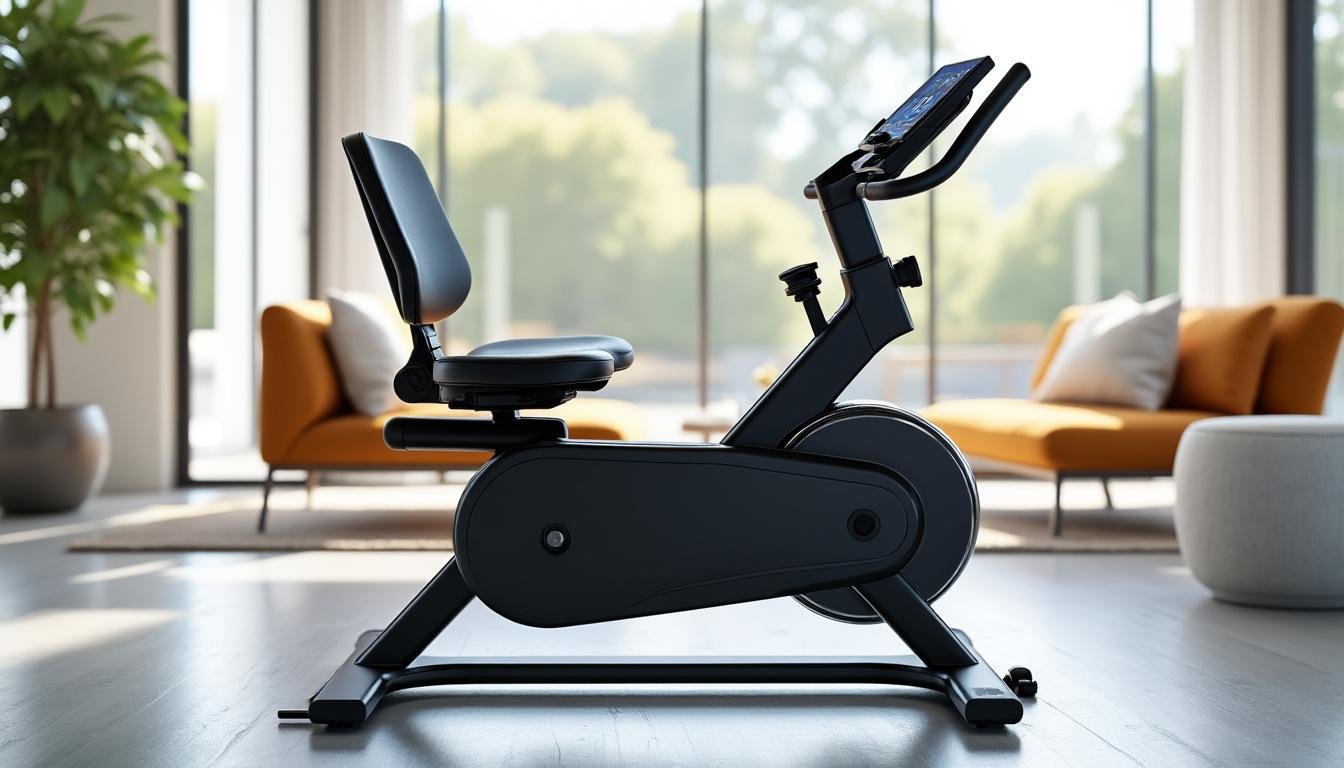 découvrez le vélo d'appartement assis connecté, une innovation pour optimiser vos séances d'entraînement, suivre vos performances en temps réel et atteindre plus facilement vos objectifs forme et santé.